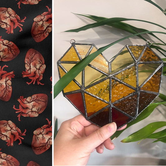 From textile designer to stained glass artist