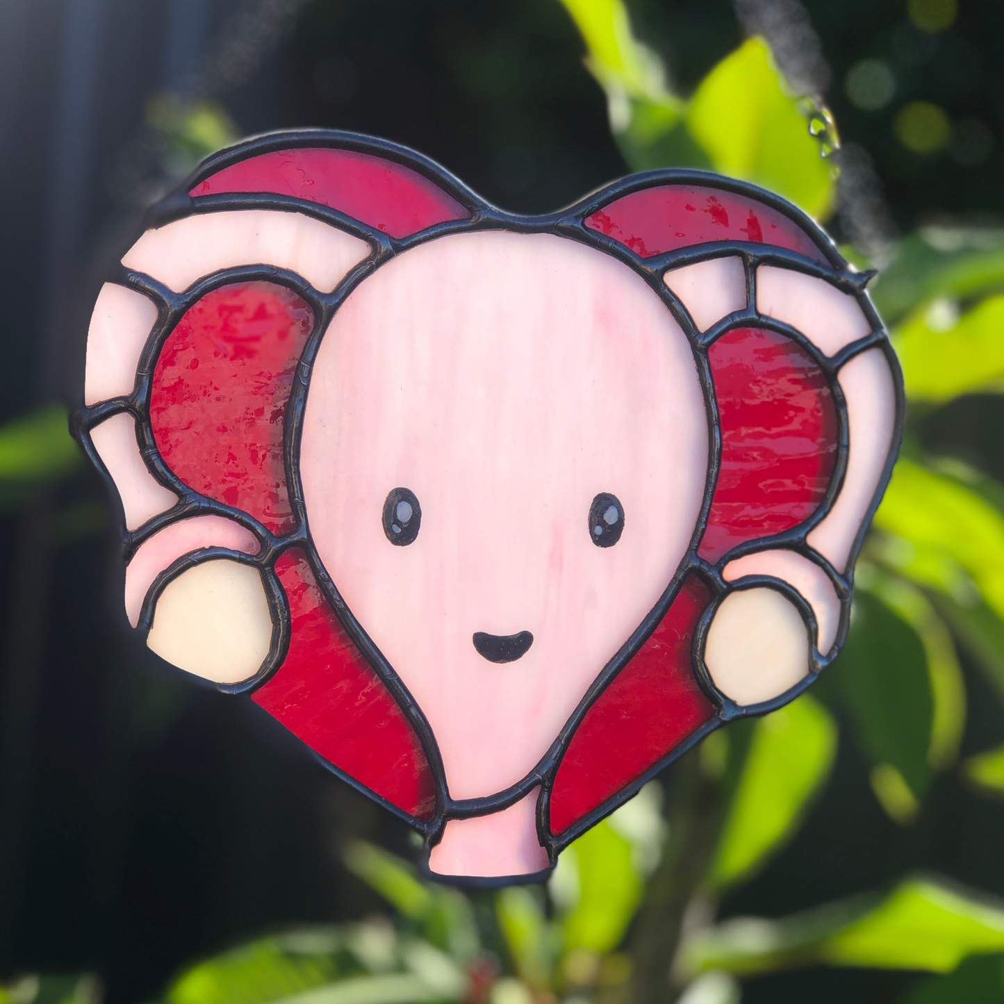 Totally Cuterus Uterus, stained glass