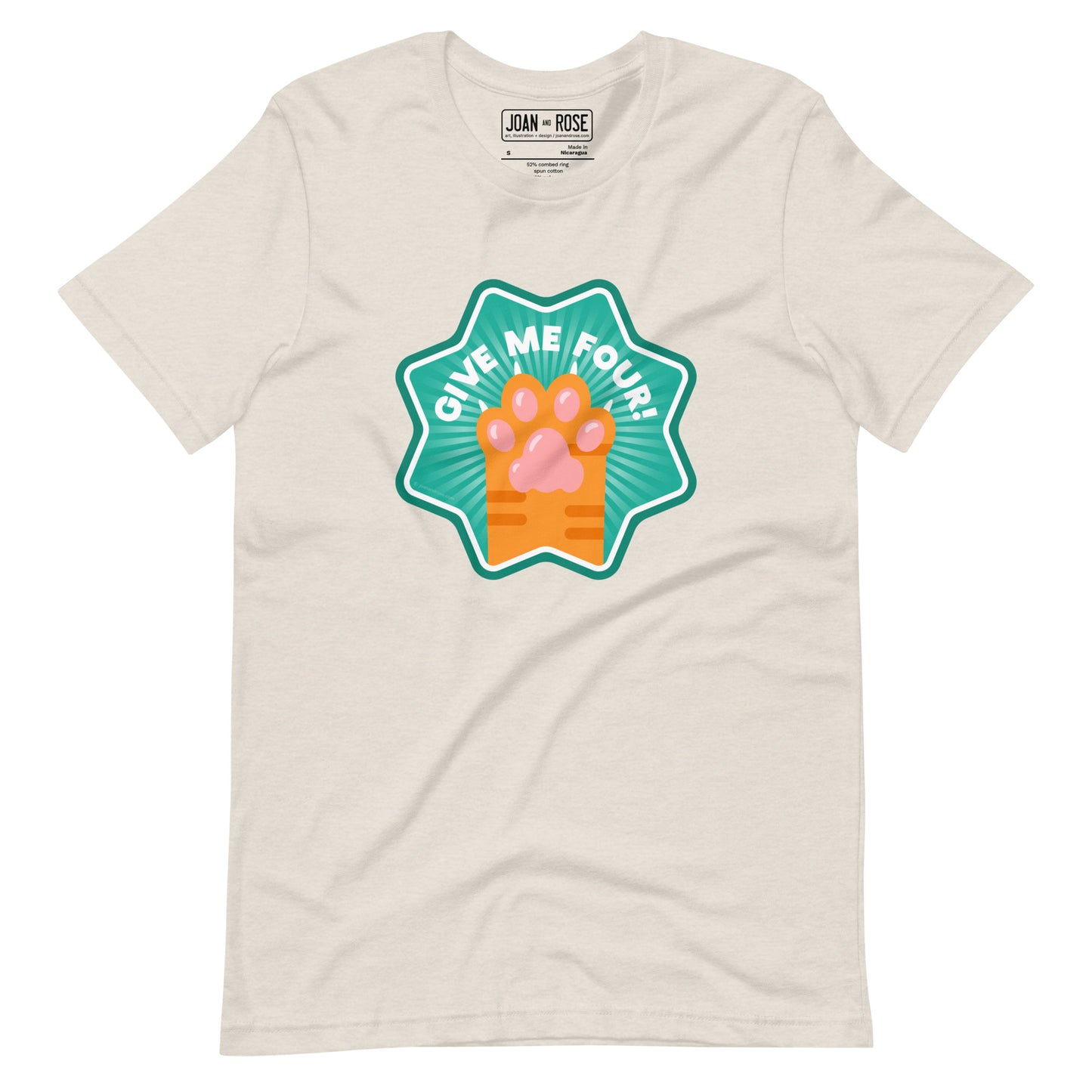 Give me four! Ginger cat, Unisex T-shirt
